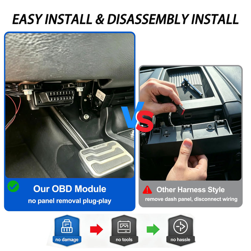 OBD Auto Start Stop Eliminator for 2015-2020 Ford F150 Auto Stop Disable | Plug Play Auto Stop Eliminator Memory Module Cancels, No Coding No Error Codes, Free Manual A-OFF Switch, F150 Accessories