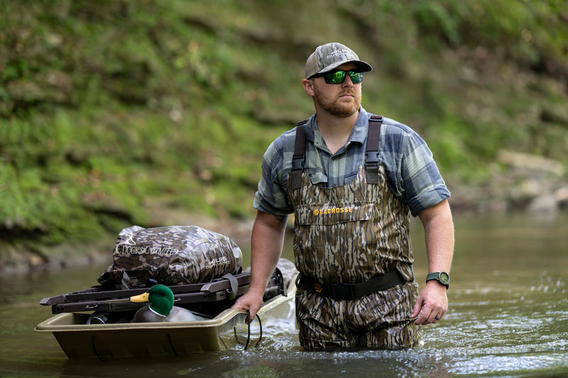 ALPS OutdoorZ Ducks Unlimited Guardian Backpack Dry Bag, 35L - Mossy Oak Original Bottomland