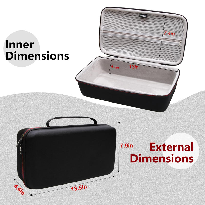 LTGEM Case Compatible with ScanSnap iX1300 & Doxie Pro DX400, Black Grey