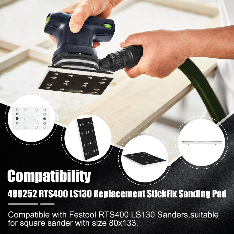 Vanesa 3-Pack 489252 RTS 400 Replacement StickFix Sanding Pad Sanding Pad 3 Pack