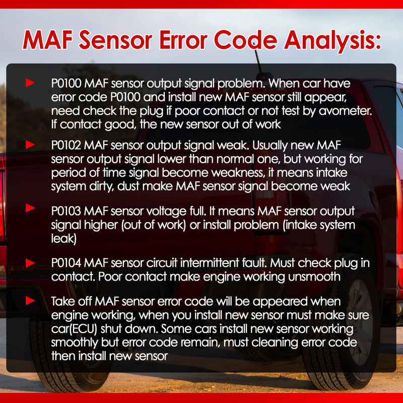 23118170 Mass Air Flow Sensor MAF Fits for 2018-2019 Chevy Malibu Impala Camaro Buick Enclave GMC Acadia Cadillac ATS CT6 Replace 23366103