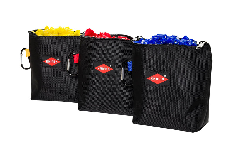 KNIPEX Tools 9K 00 80 178 US Stand-Up Tool Bag - 3-Pack, Empty One Size Multi