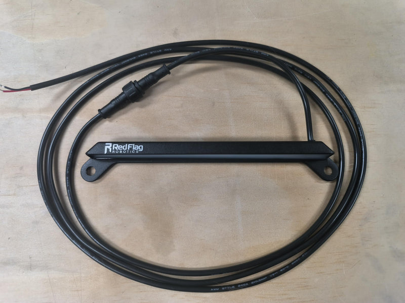 Universal license plate light 12V 100mA with waterproof connector and 86 in lead