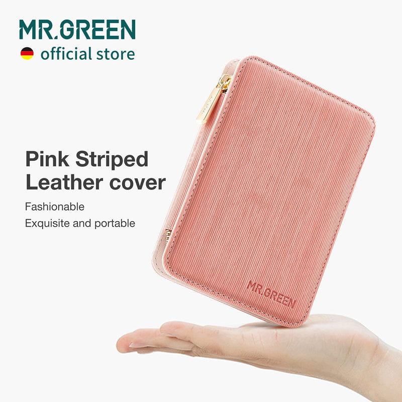 MR.GREEN 7in1 Manicure Sets Personal Care Tools Stainless Steel Professional Nail Clippers Pedicure Set Travel Case Kits (Mr-6020) Mr-6020