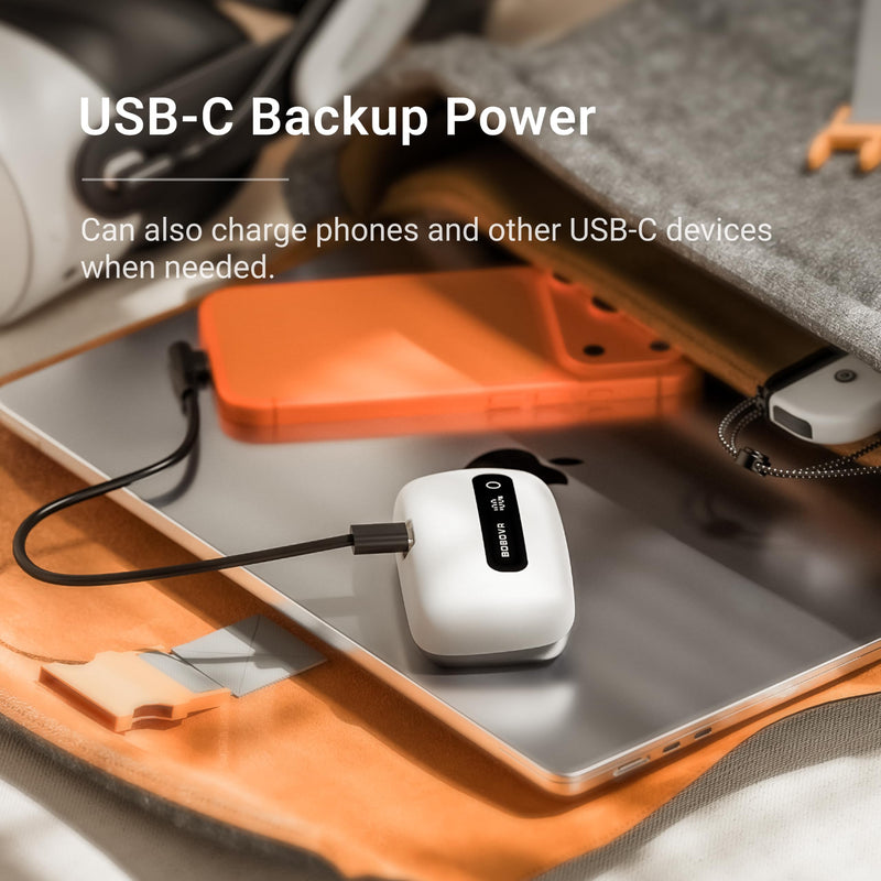 BOBOVR BM60-1 Battery and Charging Dock Combo, 1 BM60 Magnetic Battery with Power Display, Compatible Only with BOBOVR M3 and M3 Pro+, Not for B2 or B100 Systems (1 Battery + Charging Dock) | 1 BM60 Magnetic Battery with Power Display,Compatible Only w...