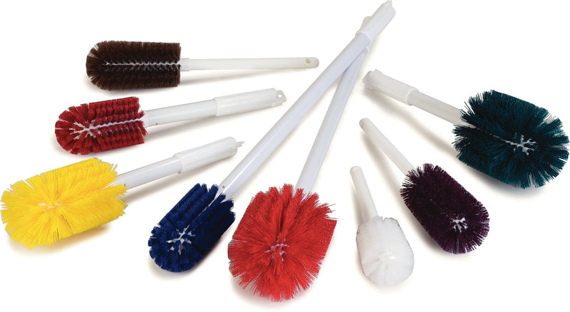 SPARTA Industial Tank Brush Pipe Brush, Drain Brush with Handle for Commercial Kitchens, Polyester Bristle, 16 Inches, White 1