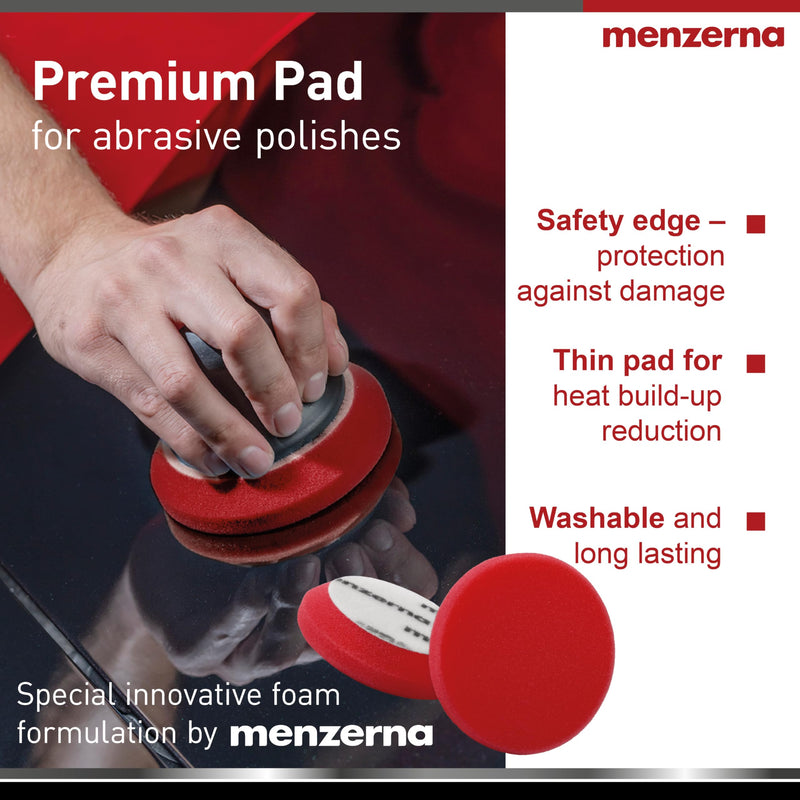menzerna Scratch and Swirl Remover Kit I Car polishing Set with Menzerna Heavy Cut 400 and 3,5 Inch Polishing Pad I Deep Scratch Repair Kit for All Types of Vehicles HCC400 + Pad