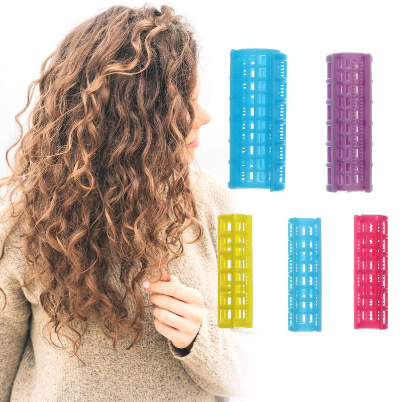 Hair Curler Self Grip Rollers Hairdressing Curlers Rollers No Heat Hair Curlers for DIY Hairdressing Salon Hair Barber 36pcs
