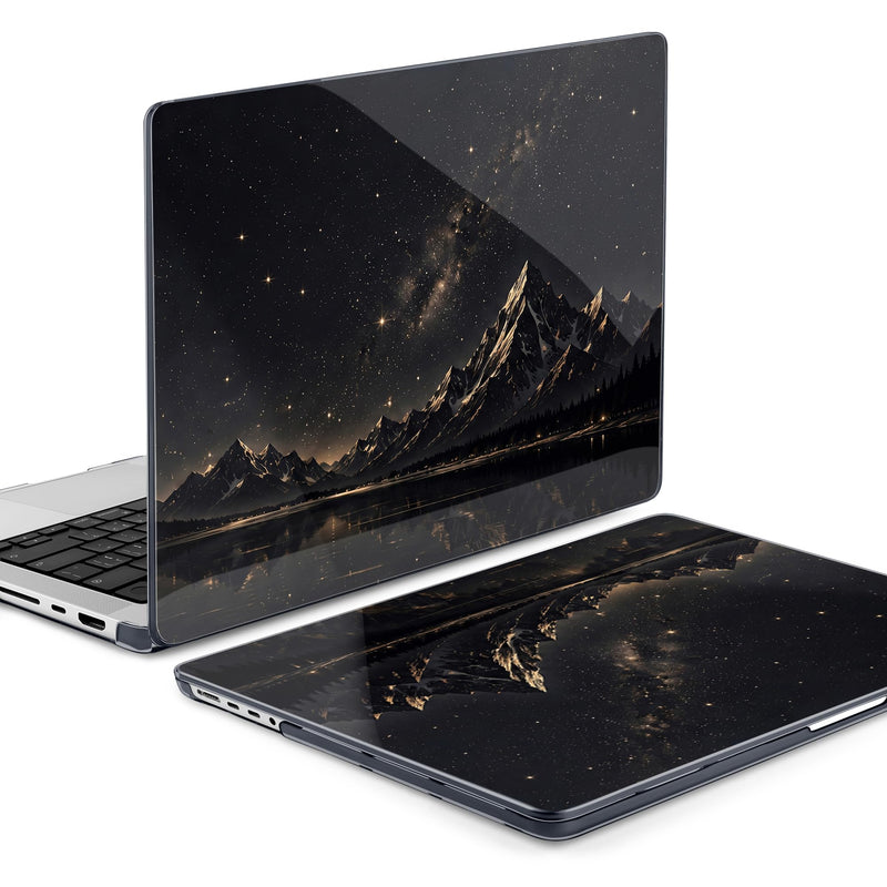 Batianda Case for MacBook Pro 14" 2026 2025-2021 Release, Starry Mountain | 4-in-1 bundle with starry mountain art, scratch-resistant slim hard shell protection for travelers and outdoor nature lovers