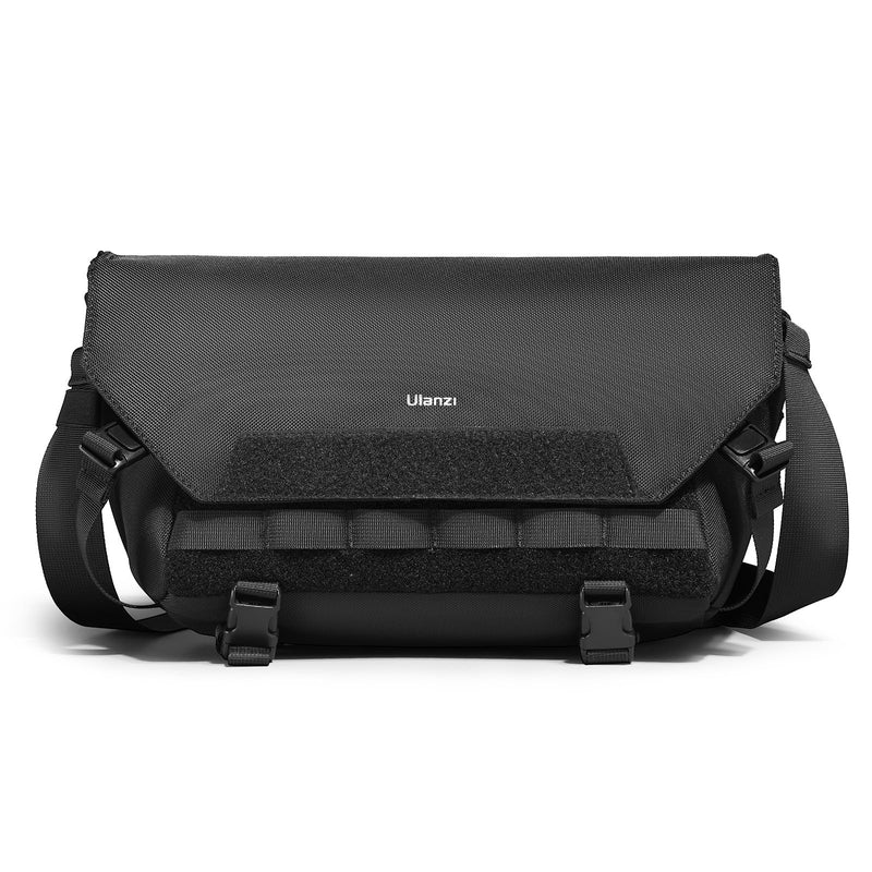 ULANZI BC08 Sling Camera Case 9L with Tripod Holder | Small Compact Camera Tactical Shoulder Bags for DSLR/SLR/Mirrorless Cameras, Water-Resistant Crossbody Bag Women Men, Black