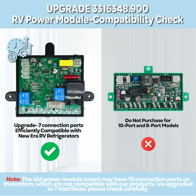 𝟐𝟎𝟐𝟒 𝙐𝙥𝙜𝙧𝙖𝙙𝙚𝙙 RV Fridge Circuit Board 3316348.900 Compatibility with Dometic DM2652 RM2652 RM2852 etc Refrigerator/Fridge, Replace RV Power Module Board, Fridge Circuit/Control Board