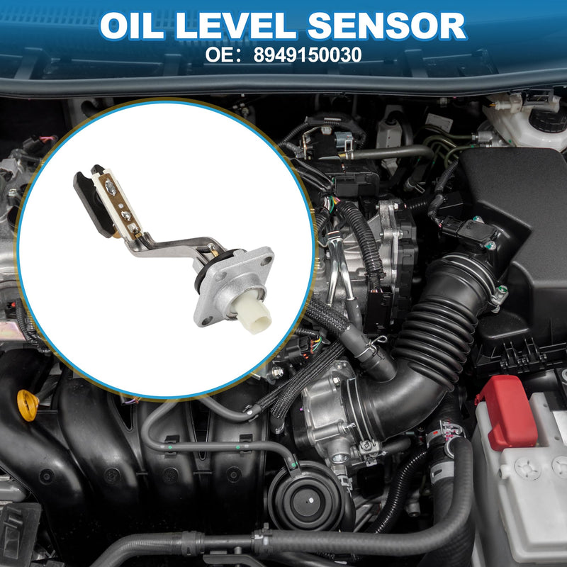 Engine Oil Level Sensor No.8949150030 Oil Levelling Sensor for Lexus GS300 2006 (3UZFE; UZS190) Plastic Metal Silver Tone