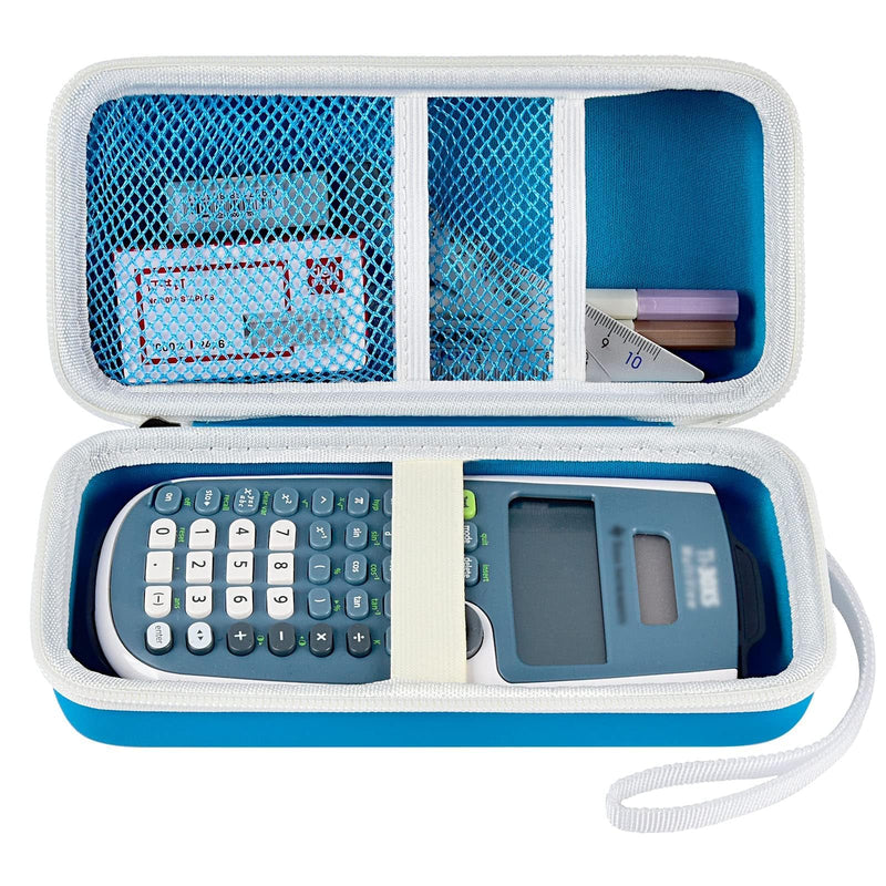 Case for Little Tikes for Story Dream Machine and Case for Texas Instruments TI-30XS for MultiView Scientific Calculator Blue (Cases Only)