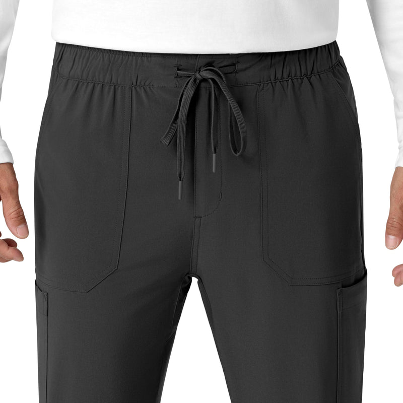 Carhartt Scrubs for Men Force Cross-Flex Joggers Pants with Drawstring and 7 Pockets Large Black