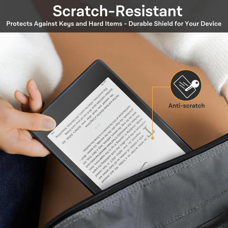 Anti-Glare (Matte) Screen Protector for Kindle Paperwhite 4/5/6 & Kindle 10（2019）/KPW 10th (2022) - High Clarity, Fingerprint Resistant, Slim Film, Explosion-proof(KPW6（2024）) KPW6（2024）