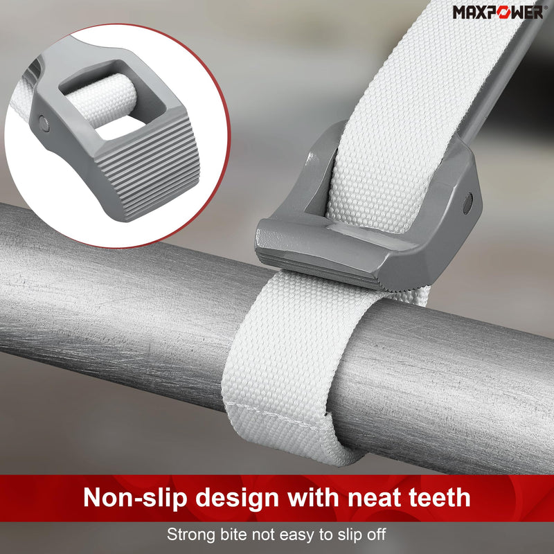 MAXPOWER Strap Wrench, 18-inch Handle Adjustable Strap Wrench, Nylon Strap Pipe Wrench for Replacing Oil Filter, Water Filter, PVC Junctions 18"