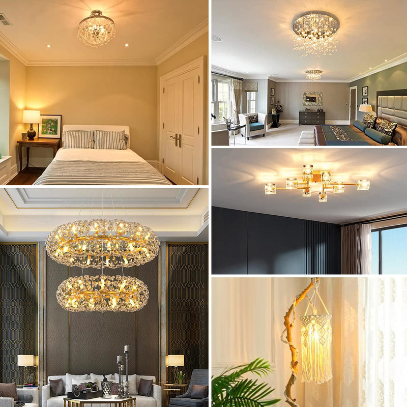 BAOMING G9 LED Bulb Dimmable 4W (40W Halogen Equivalent) T4-2700K Warm White, 120V No Flicker, 450LM, Ceramic Base - Perfect for Chandelier, Ceiling Fan, Cabinet - 12 Pack 2700k Soft Warm White 12 Count (Pack of 1)