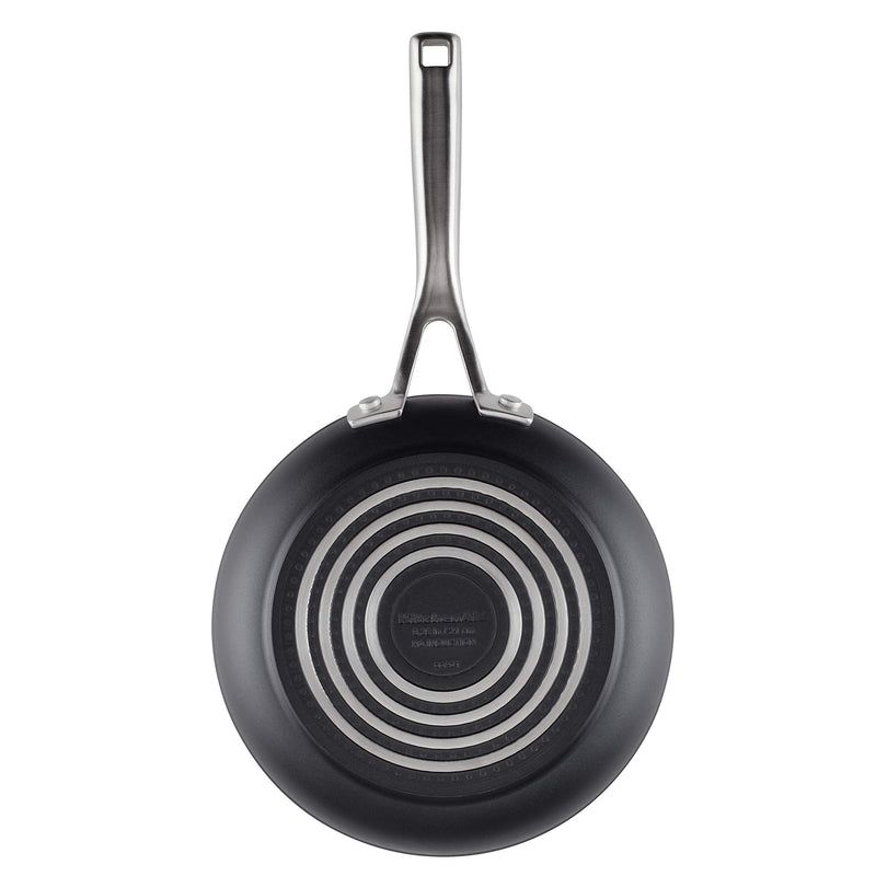 KitchenAid Hard-Anodized Induction Nonstick Frying Pan, 8.25-Inch, Matte Black Small Pan Skillet (8.25")