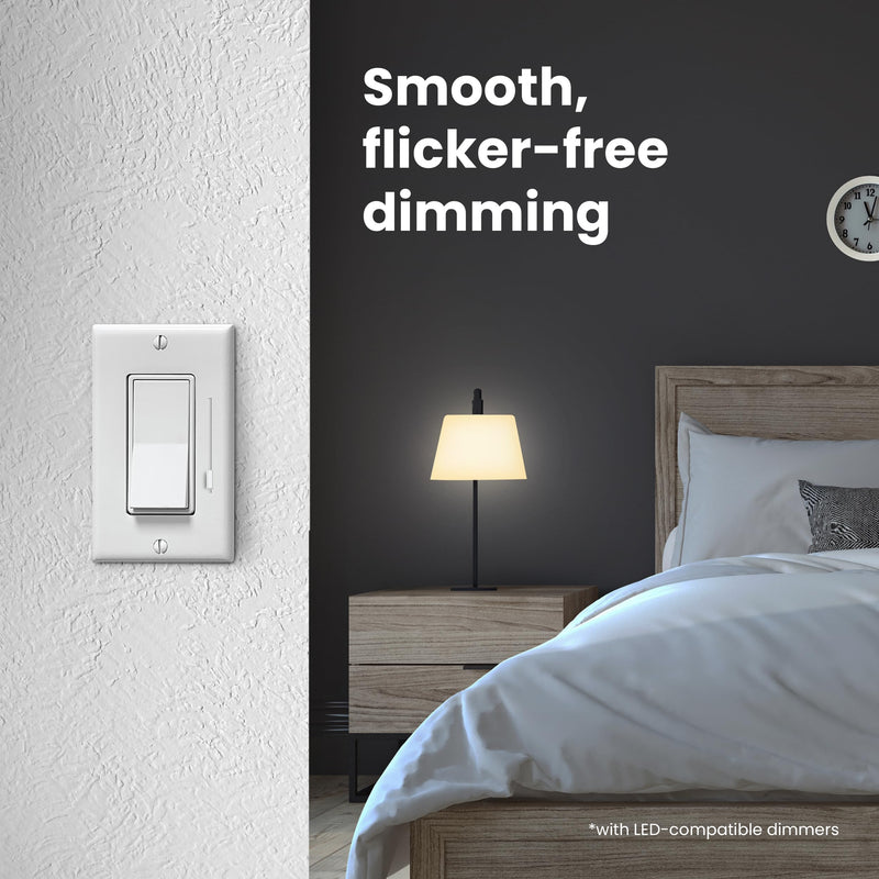 Feit Electric A19 100W Equivalent LED Light Bulbs, Dimmable LED Bulbs, 3000k Bright White, 1600 Lumens, 22 Year Lifetime, CRI90, UL Listed, 12 Pack, OM100DM/930CA/2/6