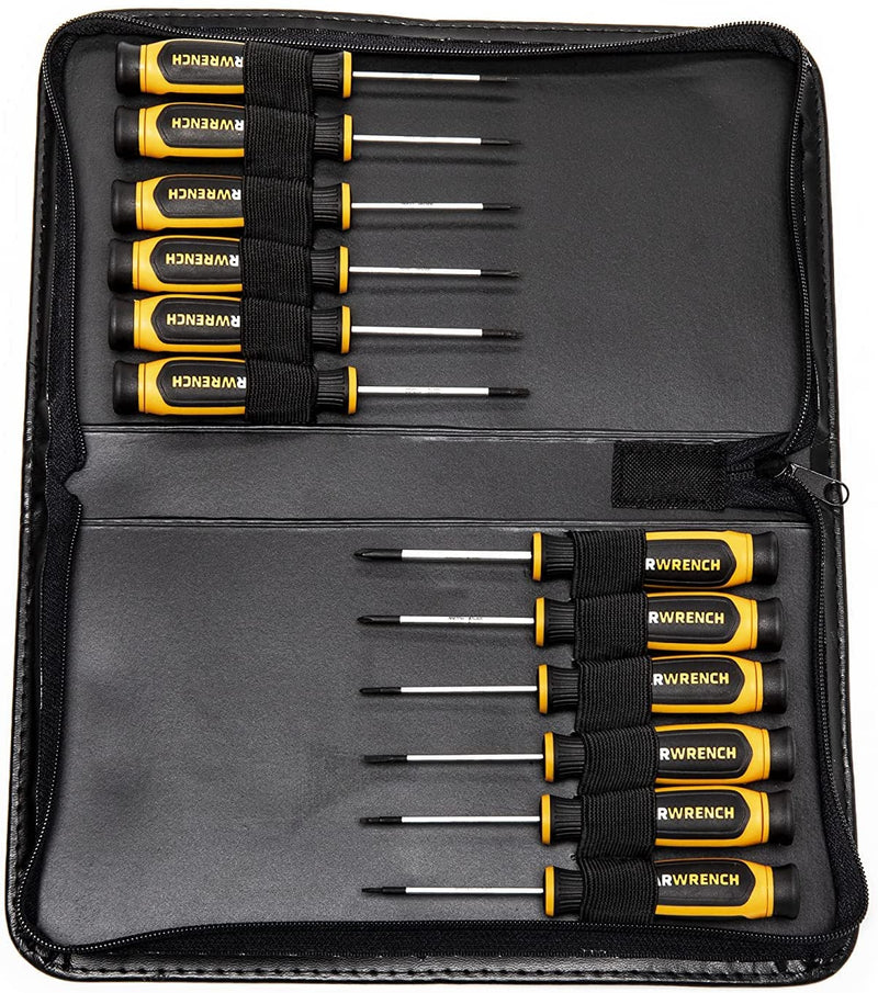 GEARWRENCH 12 Pc. Phillips/Slotted/Torx Mini Dual Material Screwdriver Set - 80057H