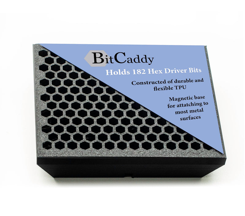 1/4" Hex Driver Bit Organizer Universal and Compatible with Milwaukee Packout 3 Drawer tool box