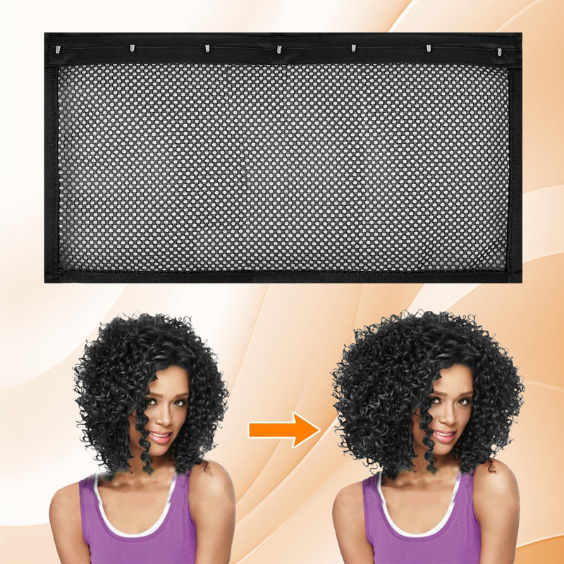 [AUSTRALIA] - CRUIFU Hair Stretcher for Natural Curly Hair, 4Pack Helps Reduce Shrinkage | Breathable adjustable design delivers comfortable no-heat stretching while helping maintain natural curl definition. 13IN*4PCS-2026NEW