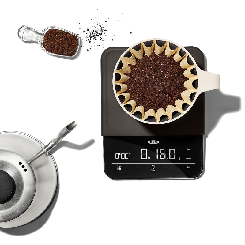 OXO Brew 6 Lb. Precision Coffee Scale with Timer, Black