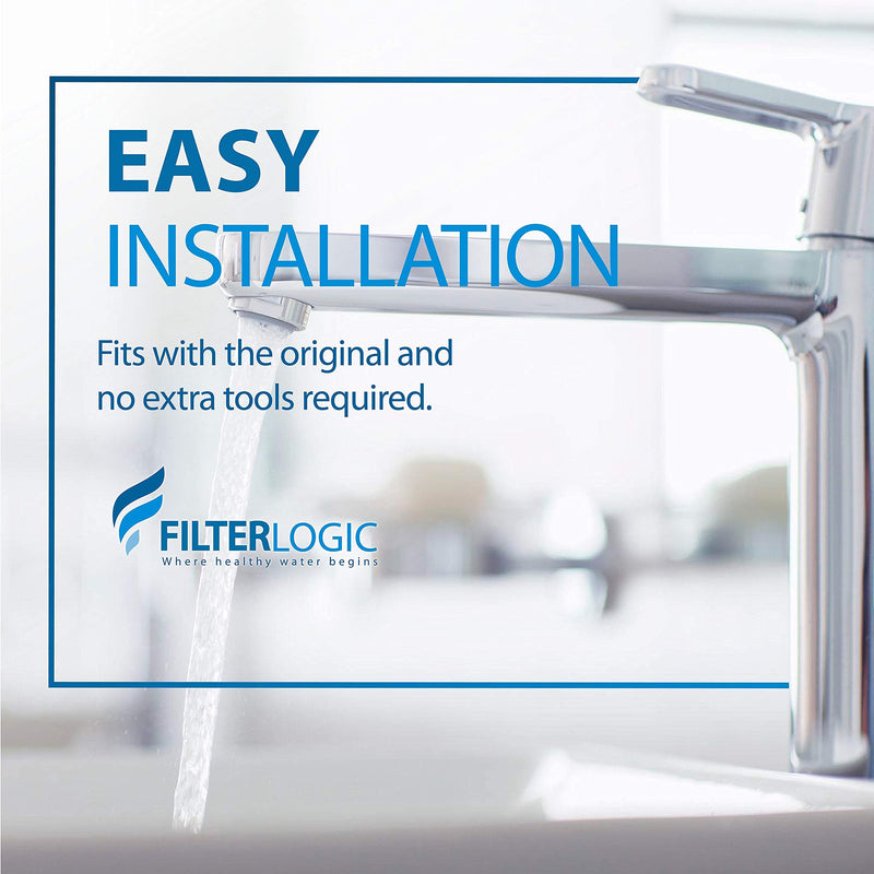 Filterlogic 3US-PF01 Under Sink Water Filter, Replacement for Filtrete® 3US-PF01, 3US-MAX-F01H, 3US-PF01H, Delta RP78702, Manitowoc K-00337, K-00338, HF20, HF25, HF27, HF25-S, HF20-I, NSF/ANSI 42 1 Count (Pack of 1)