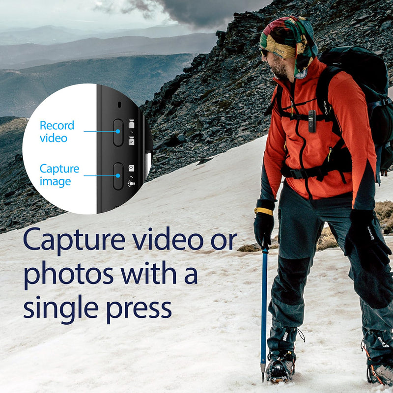 64GB Included, 4K UHD 30FPS Recording,1.4 in Screen Recorder, Body Cameras,Wearable Body Cam, 6HR Battery Life, for Outdoor Riding,Home,Sports,Security, JS-06B-64
