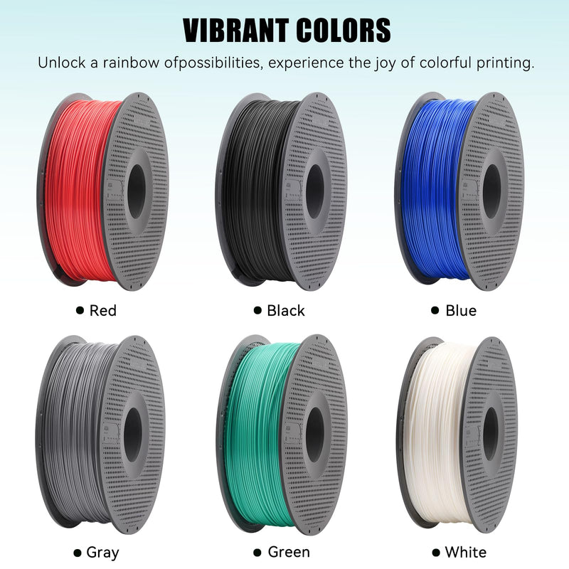 Bamboo Original 1.75MM ASA Filament UV Resistance and Highly Durable with Spool with RFID for Bambu Lab X1,P1 P2S,H2D AMS 1KG +/- 0.03mm (Black 45101) Black 45101