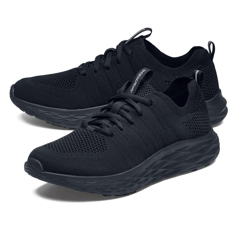 Shoes For Crews Men's Slip-Resistant Work Sneakers – Comfortable, Non-Slip Shoes – Ideal for Food Service, Healthcare & Hospitality - EVERLIGHT 11 Black