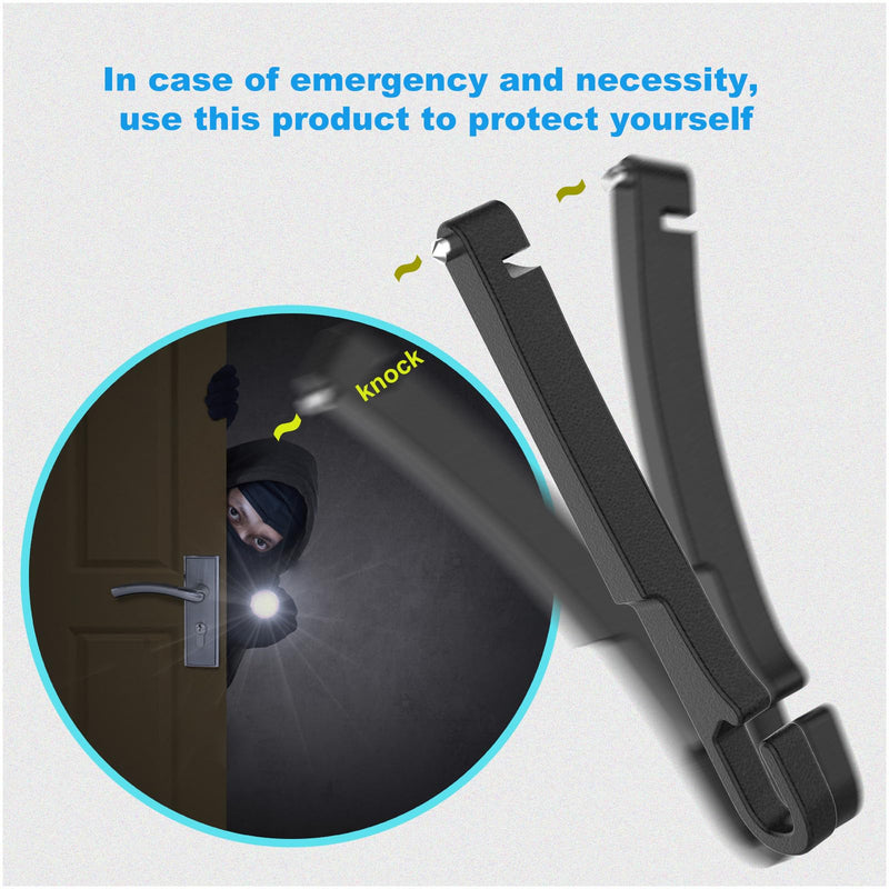 Universal Car Seat Gap Filler with Organizer Hook & Emergency Glass Breaker Prevent Small Items & Tools from Falling Ultimate Seat Side Gap Stopper for All Vehicles, Trucks & SUVs