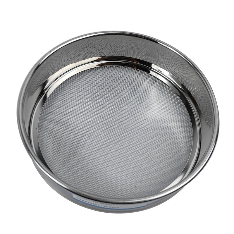 18 Mesh Lab Sieves 8" Diameter 304 Stainless Steel Wire Cloth Test Sieve for Industrial Laboratory Home 18 mesh
