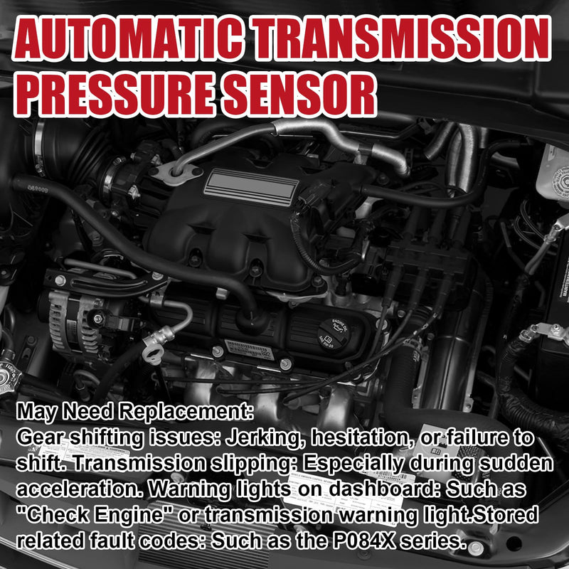 Transmission Pressure Sensor 926-442 62TE for Dodge Grand Caravan 08-20 Journey 09-19 Avenger 08-14 for Chrysler Town & Country 08-16 Sebring 07-10 for Ram ProMaster 1500 2500 3500 14-21 Transducer