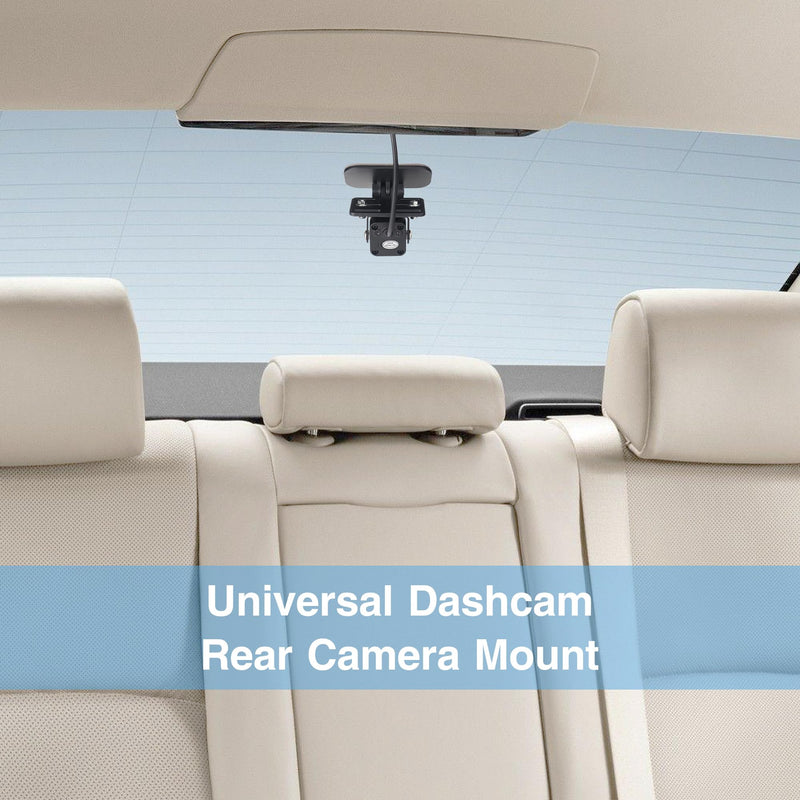 Dash Cam Rear Camera Mount(2 PCS), Universal Rear View Camera Rear Window Mount, Mirror Camera Rear Windshield Backup Camera Bracket, Car Dashcam Reverse Camera Holder, Easy to Install.