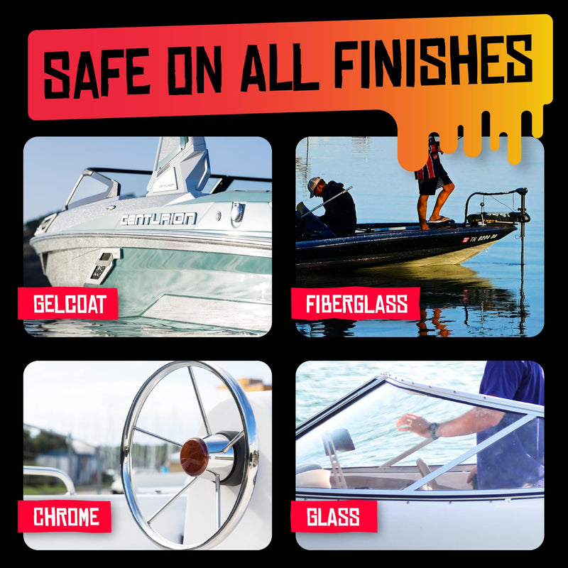 Boat Juice Protection Boat Ceramic Coating | Boat Wax Spray, Marine Ceramic Coating | Superior Shine + Protection | Very Cherry Scent | Marine Detailing & Cleaning Supplies | Made in USA (16oz) 16 Fl Oz (Pack of 1)