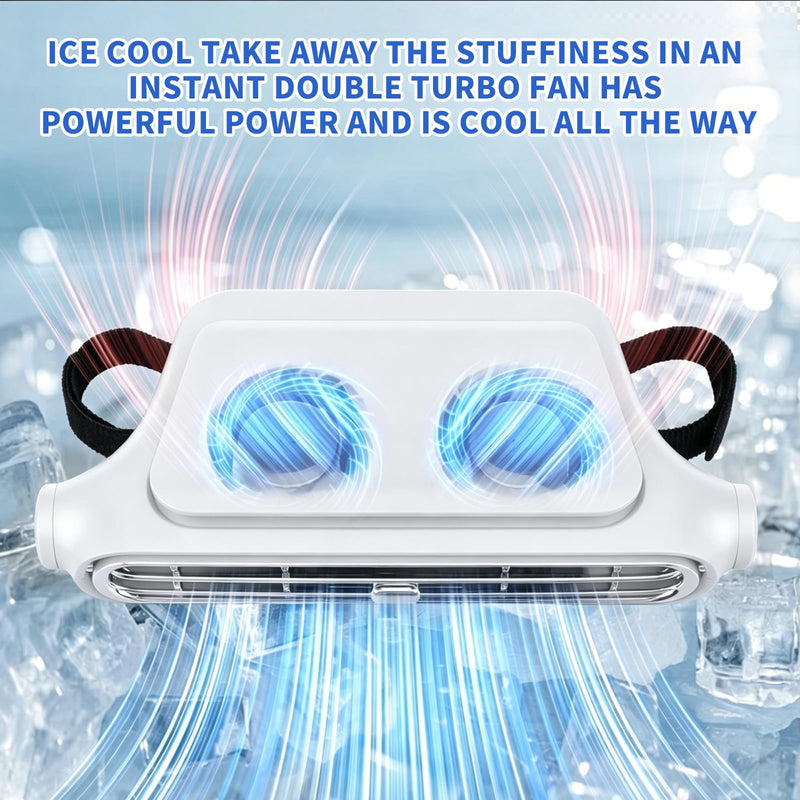 2pcs Car Backseat Fan with 3 Speeds, Portable Ventilation Unit, 3000mAh Rechargeable Battery, Angle Adjustable Carseat Cooler, Clip On Air Circulator, Ideal for Road Trips Camping Long Drives white
