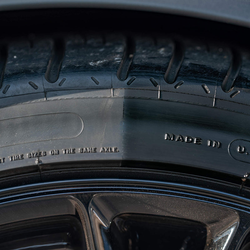 SHINE ARMOR Tire Shine Gel Dressing & Pristine Cleaner Car Care for Wheels & Tires with No Sling Formula Wet Look Keeps Tires Black & Clean with Water Based Polymers from