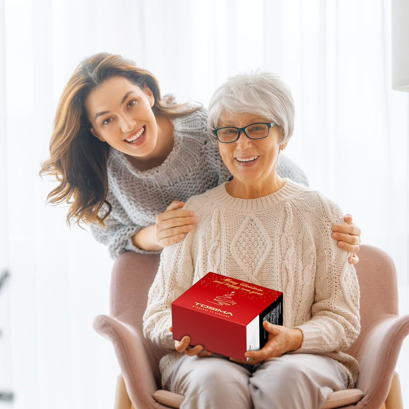  [AUSTRALIA] - Tosima TV-8000 Wireless TV Speakers- Voice Highlighting TV Speakers for Hard of Hearing, Seniors and Elderly, 1000mAh Rechargable Battery, 8-HR Playtime, 2.4G RF Transimitter, 100Ft Range Black