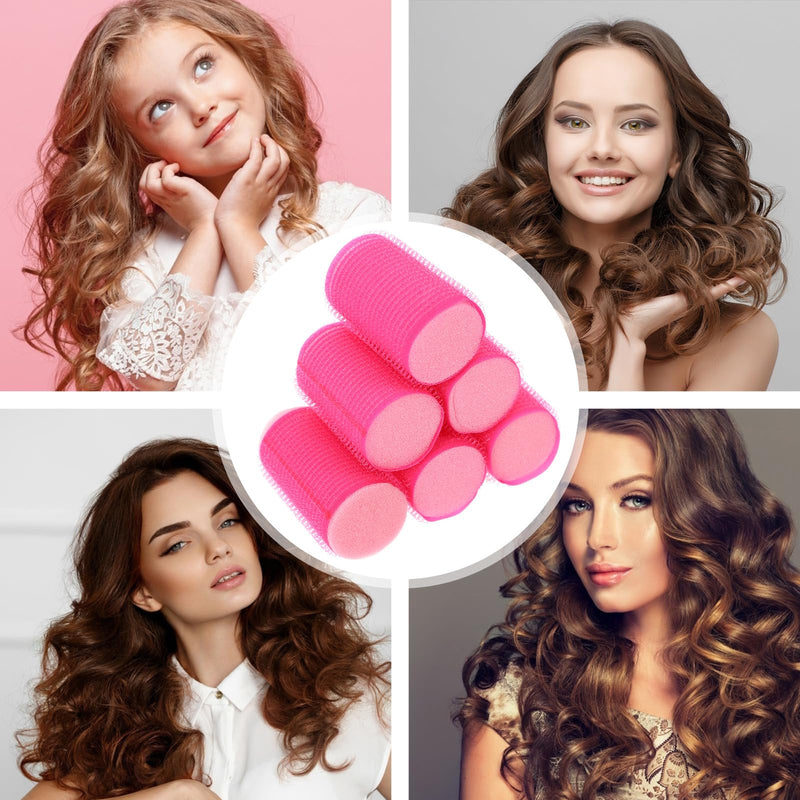 Uonlytech 8pcs Hair Sponge Curlers Hair Rollers Set Self Grip Foam Hair Rollers for Women and Girls Picture 2