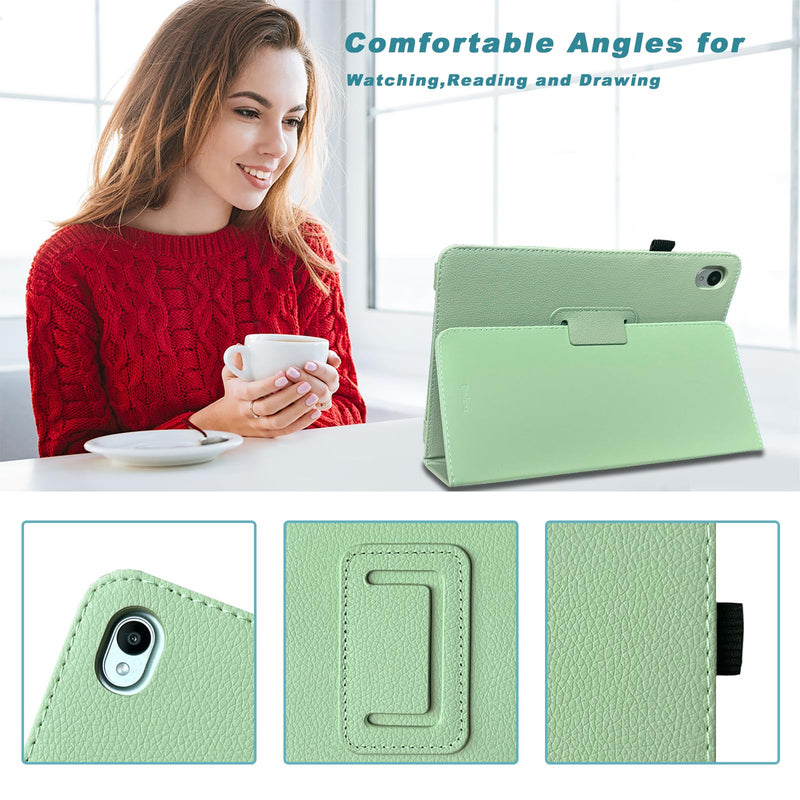 DMluna Case for Onn 11 Core Tablet Gen 5 (Model:36018341) 2026 Release, Premium Lightweight PU Leather Cover with Folding Stand, Magnetic Closure, Agave Green for Onn 11 Core Tablet Gen 5 (Model:36018341) *Agave Green*