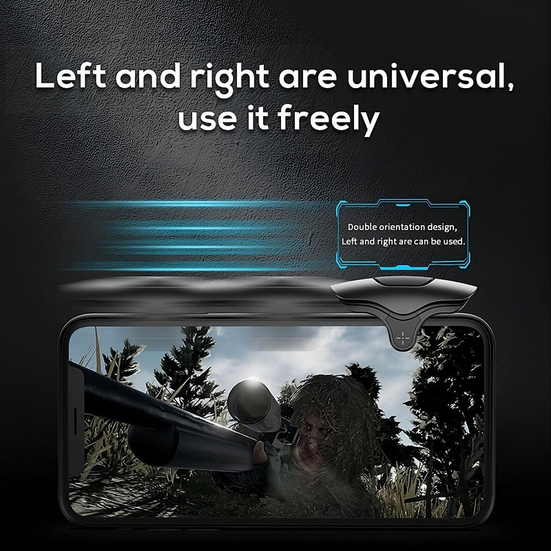 Mobile Gaming FPS Triggers Joystick Shoot Aim Buttons Zero Latency Game for Touch Screen Cellphone Controller Compatible with Call of Duty Warzone, PUBG, Free Fire, Android & iPhone 1 Pair