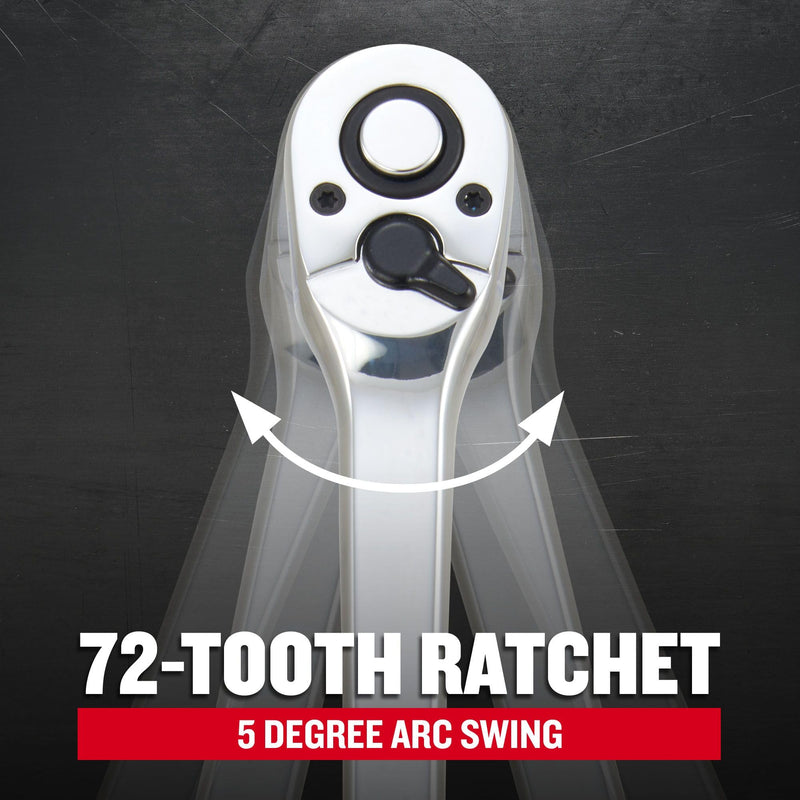 CRAFTSMAN Ratchet, Long-Handle, 1/2 Inch Drive (CMMT99441) Long Handle