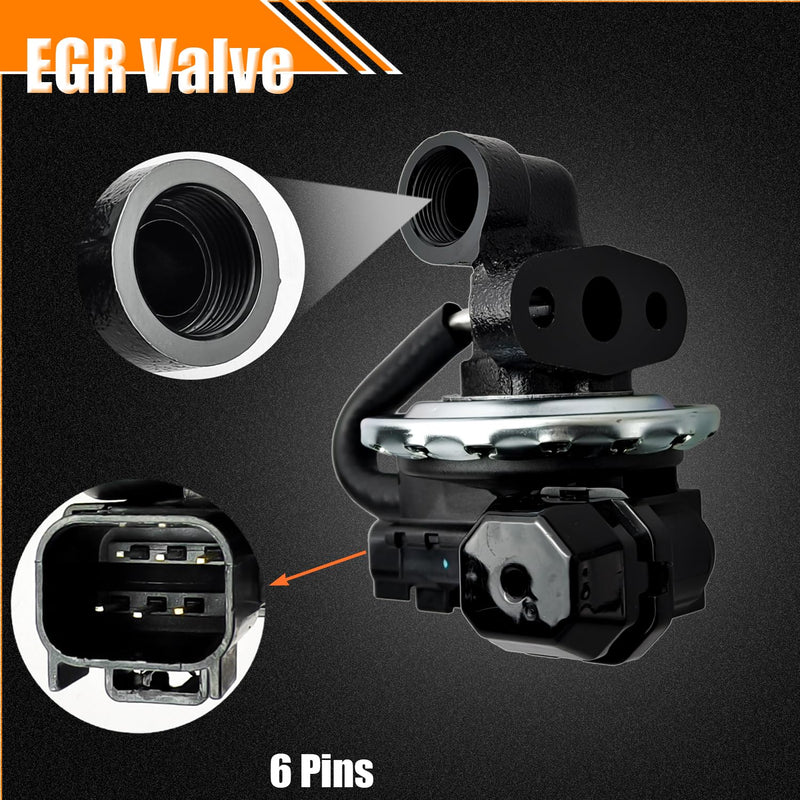 EGR Valve EGV1042 Fits for 2003-2011 Crown Victoria, for 2003-2011 Lincoln Town Car, for 2003-2011 Grand Marquis, EGR Valve Exhaust Gas Recirculation Valves Replace OE 3W7E-9Y456-B3A
