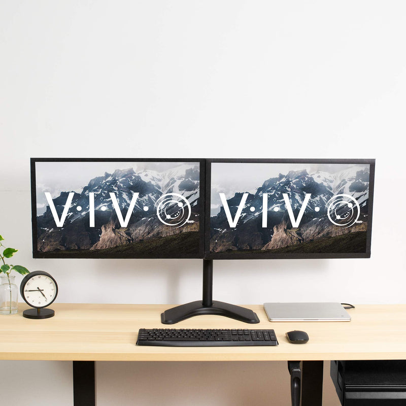 VIVO Heavy Duty Freestanding Base for Monitor Desk Mount Stand, 13 x 11 inch Platform, Padded Anti-Skid Scratch Resistant Replacement Base, Hardware Included, Black, PT-SD-BS02F