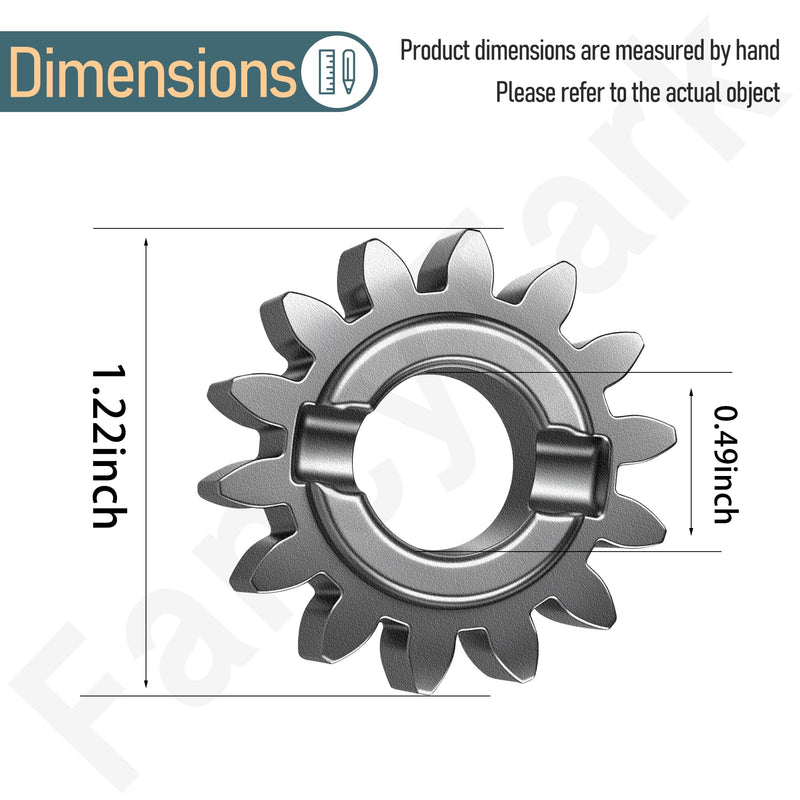 2 Pack 14T Pinion Gears 532404835 Compatible with Husqvarna 5521 BBC, 5521 RS, 6521 RS, 7021 R, HD600L, HD700L, HD725E, HD800BBC, HU600L Specific Lawn Mower - Replaces 404835