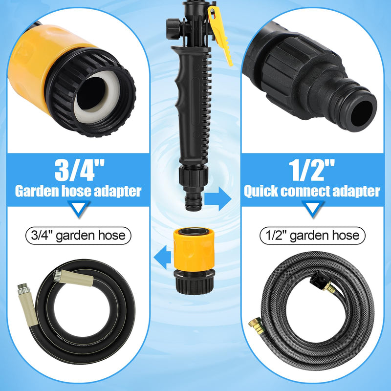 RV Water Heater Tank Rinser - Powerful Cleaning Hot Water Flush Wand, Travel Trailers Camper Water Tank Sediment Scale Cleaner Spray Flusher Accessory Essentials
