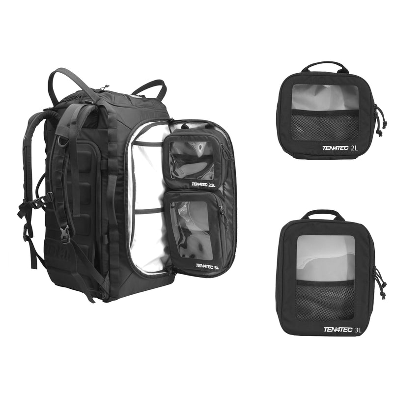 TecPouch 6L - Black | Technician Tool Pouch, Utility Organizer, Compact Rope Bag for Workstations, Emergency Response, and Quick-Access Gear Storage 6 L