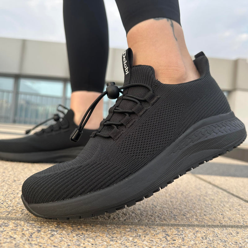 Women's Non Slip Work Shoes Slip Resistant Waterproof Chef Shoe for Restaurant Kitchen Food Service Nursing Hospital Staff Lightweight Walking Sneakers with Slip-On Design 8 All Black