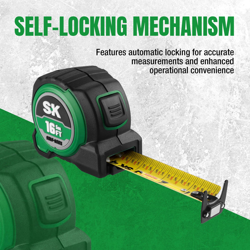 SK Tools USA 16FT Self-Lock Tape Measure | SK02337